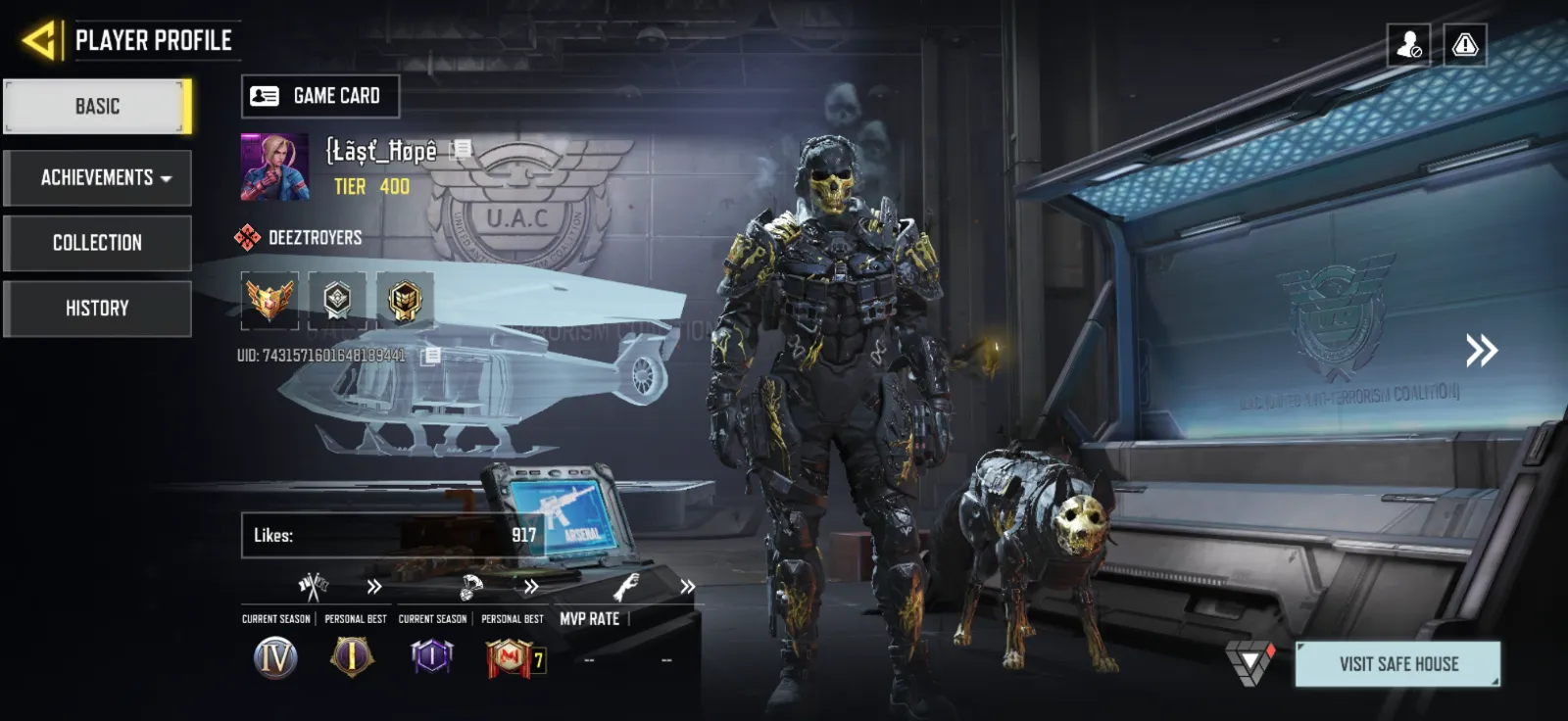 CODM Account – 5 Mythics, 14 Legendaries, 2 Mythic Characters & Legendary Vehicle